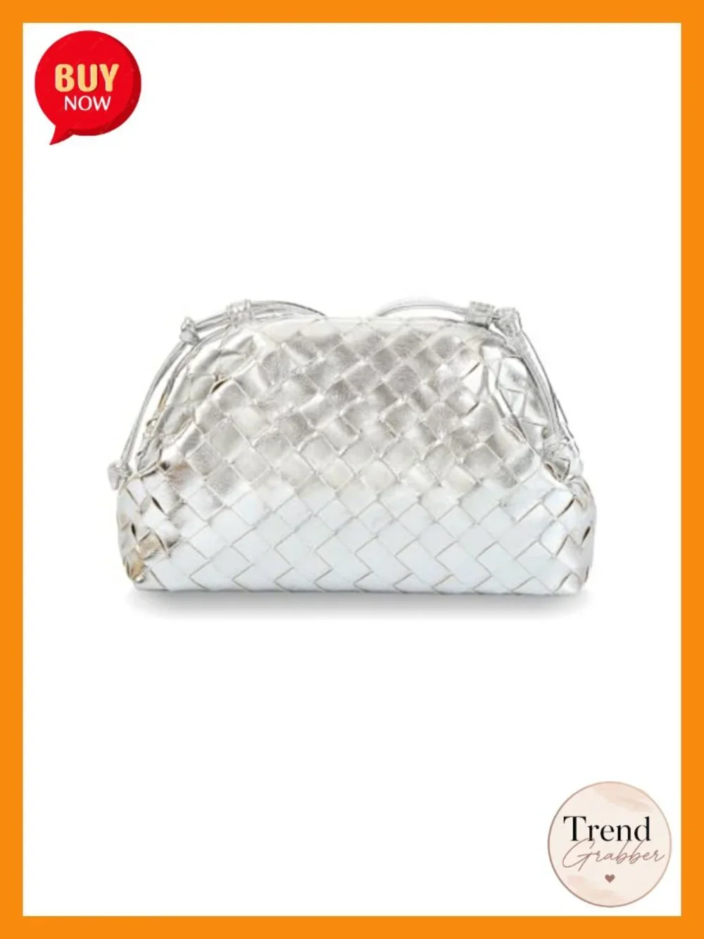 Vegan Leather Pleated Clutch Bag Woven Soft Cloud Dumpling Evening Purse Handbag